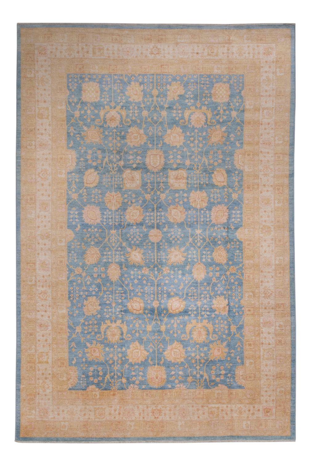 Ziegler Rug - 441 x 306 cm - light blue