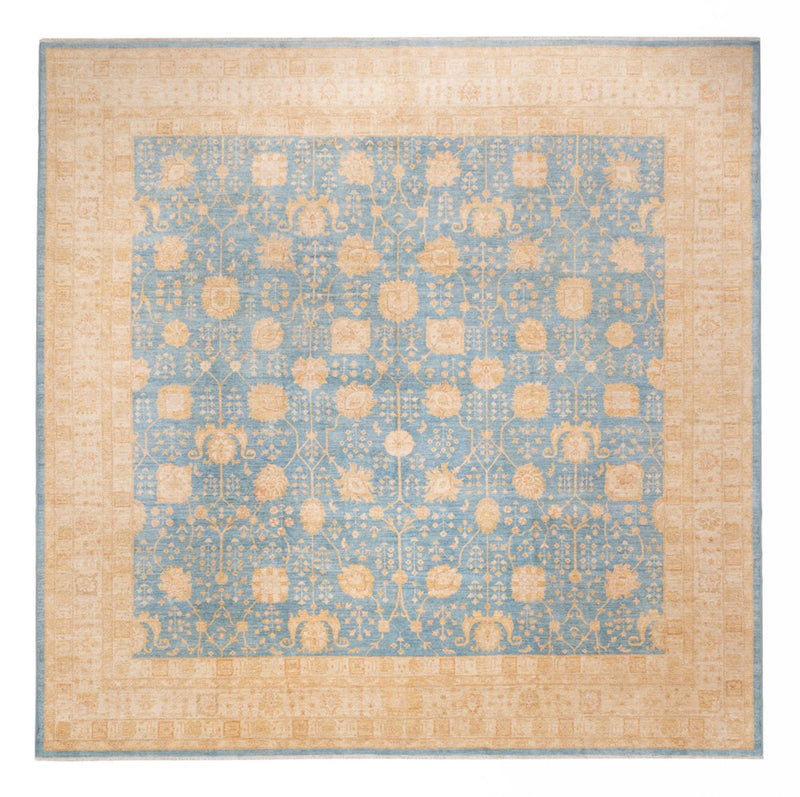 Ziegler Rug square  - 389 x 399 cm - light blue