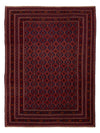 Afghan Kilim Rug 212x283cm - Rectangle / Red / 212 x 283 cm Rectangle