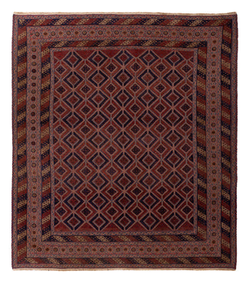 Kelim Rug - Oriental - 243 x 214 cm - red