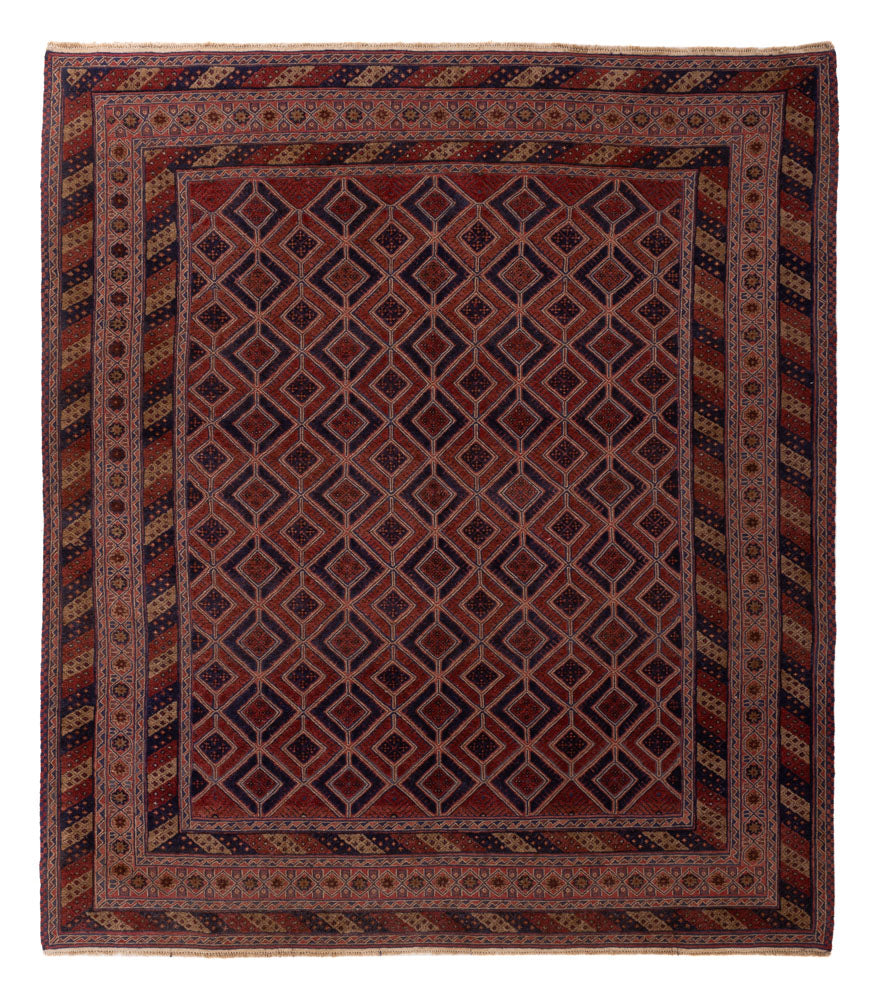 Kelim Rug - Oriental - 243 x 214 cm - red