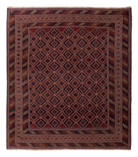 Kelim Rug - Oriental - 243 x 214 cm - red