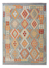 Kelim Rug - Splash - 246 x 176 cm - colorful
