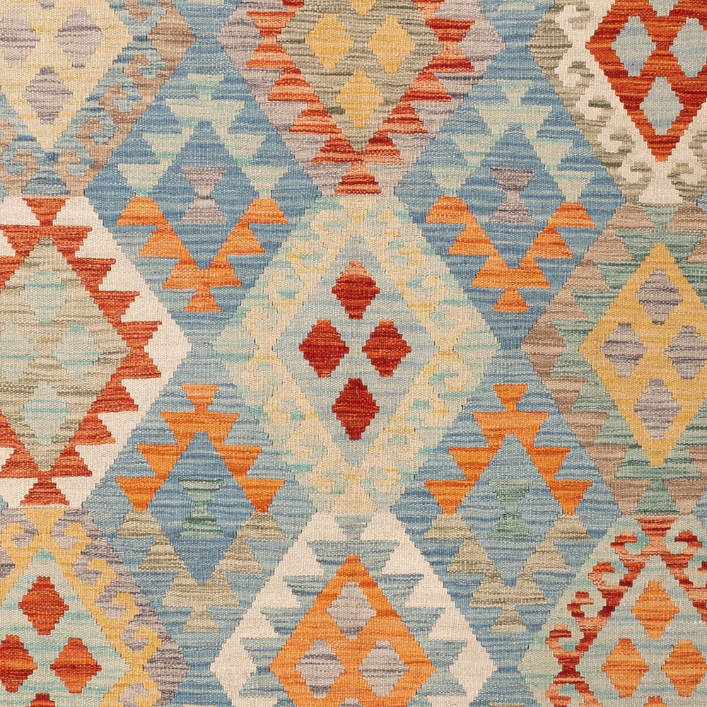 Kelim Rug - Splash - 246 x 176 cm - colorful