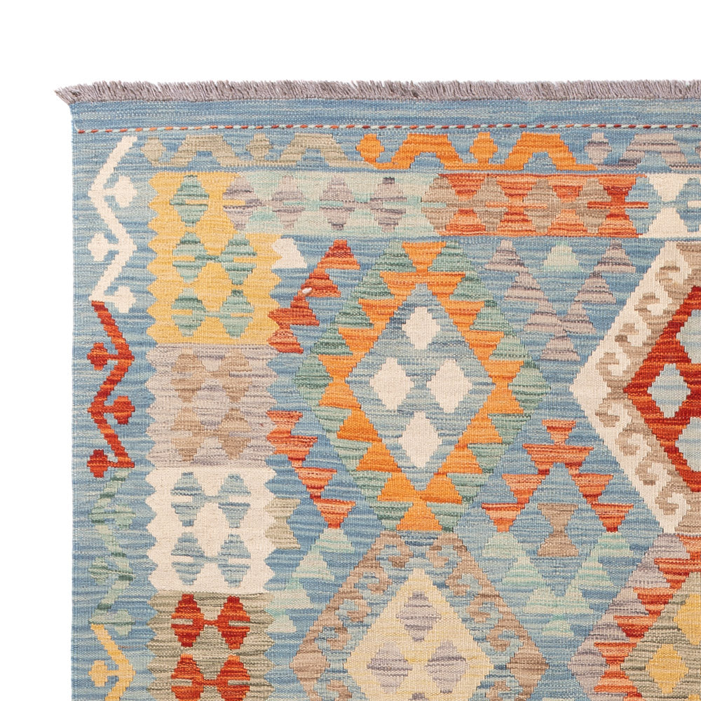 Kelim Rug - Splash - 246 x 176 cm - colorful