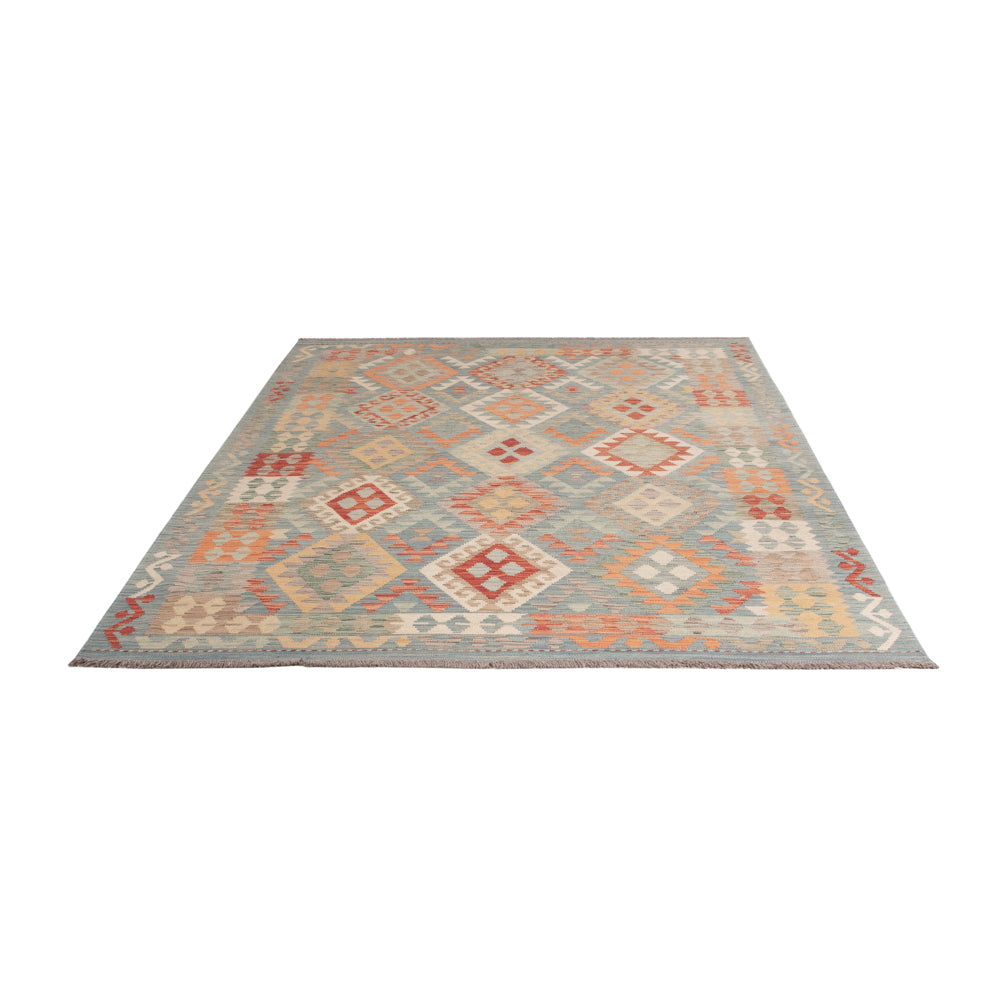 Kelim Rug - Splash - 246 x 176 cm - colorful