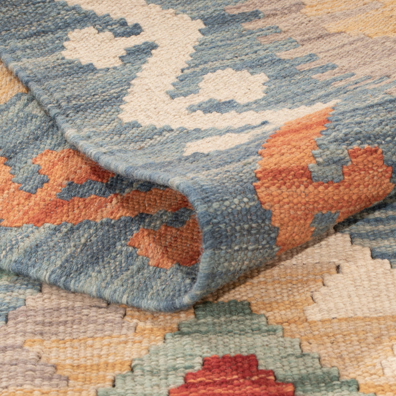 Kelim Rug - Splash - 246 x 173 cm - colorful