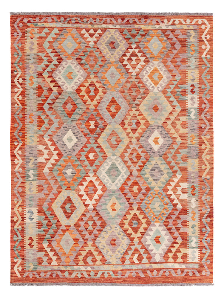 Kelim Rug - Splash - 242 x 184 cm - colorful
