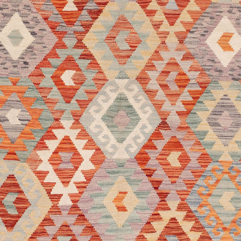 Kelim Rug - Splash - 242 x 184 cm - colorful