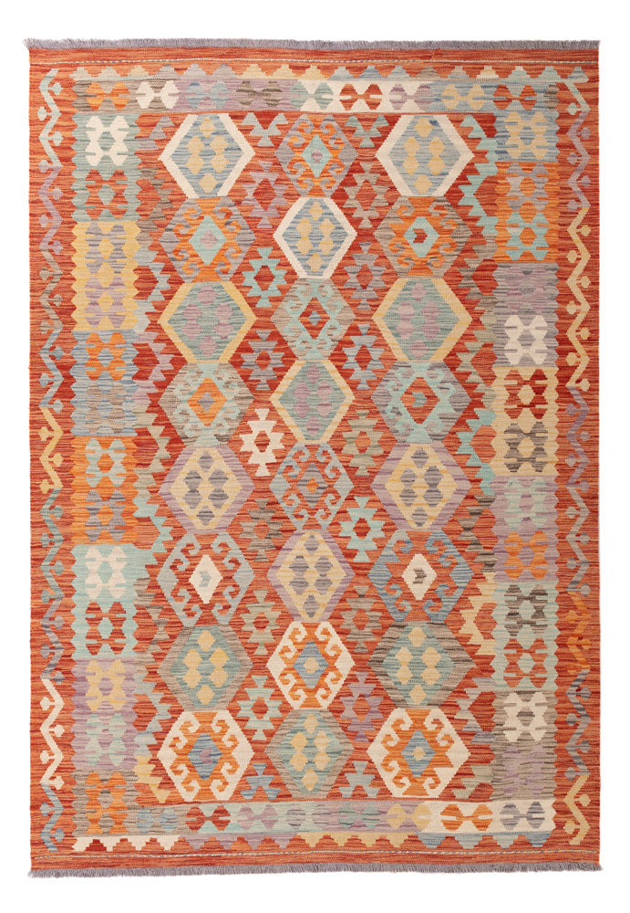 Kelim Rug - Splash - 246 x 174 cm - colorful
