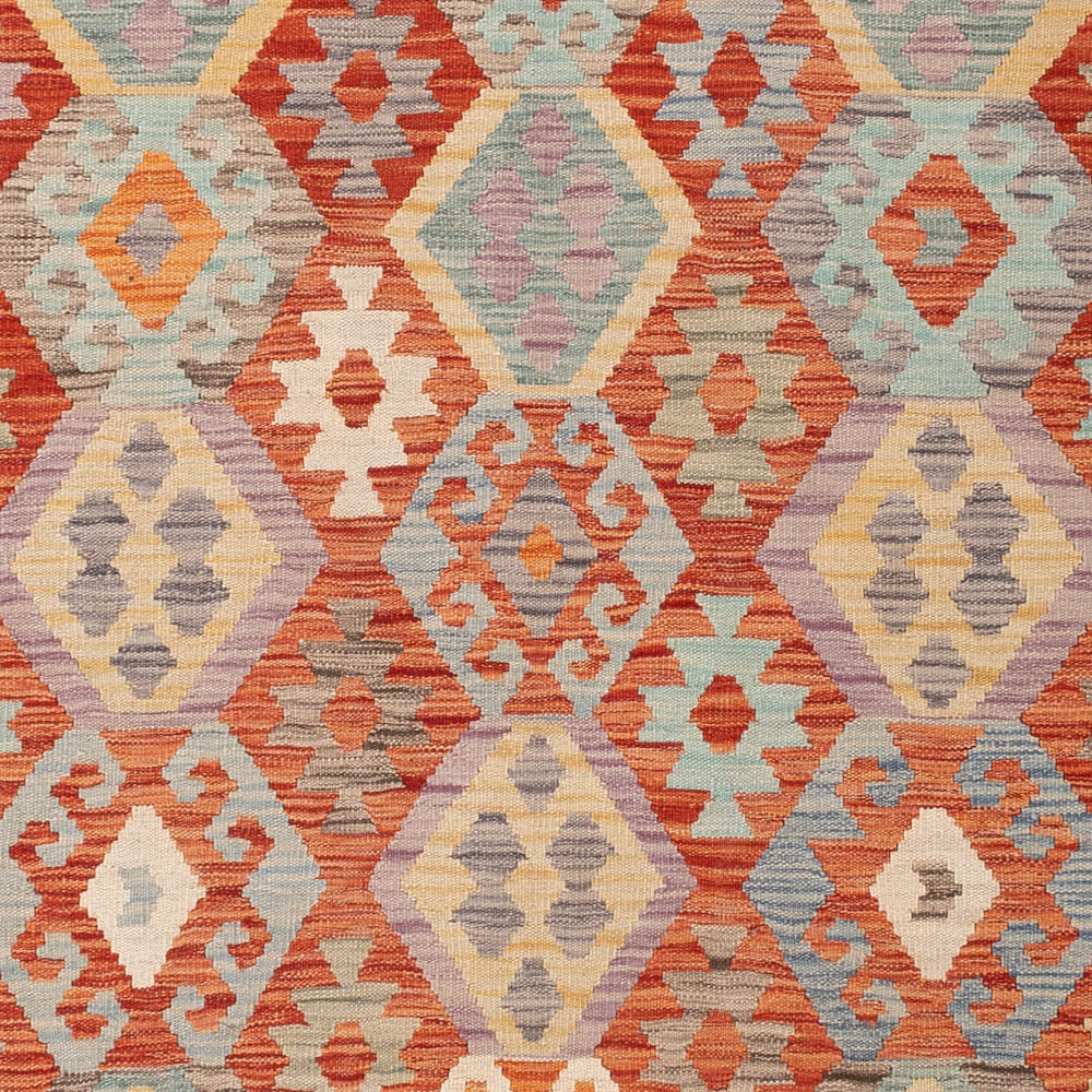 Kelim Rug - Splash - 246 x 174 cm - colorful