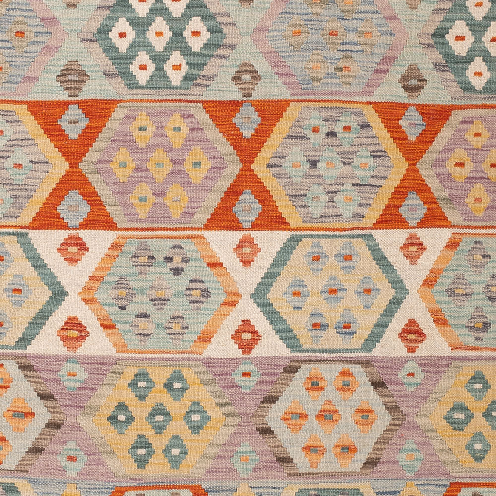 Kelim Rug - Splash - 246 x 180 cm - colorful