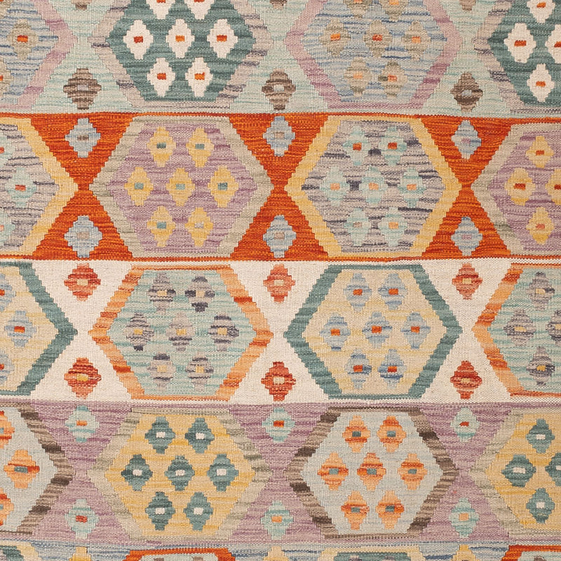 Kelim Rug - Splash - 246 x 180 cm - colorful