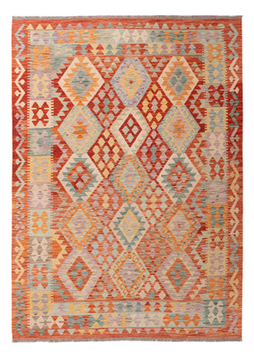Kelim Rug - Splash - 245 x 178 cm - colorful
