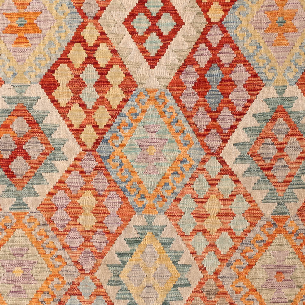 Kelim Rug - Splash - 245 x 178 cm - colorful