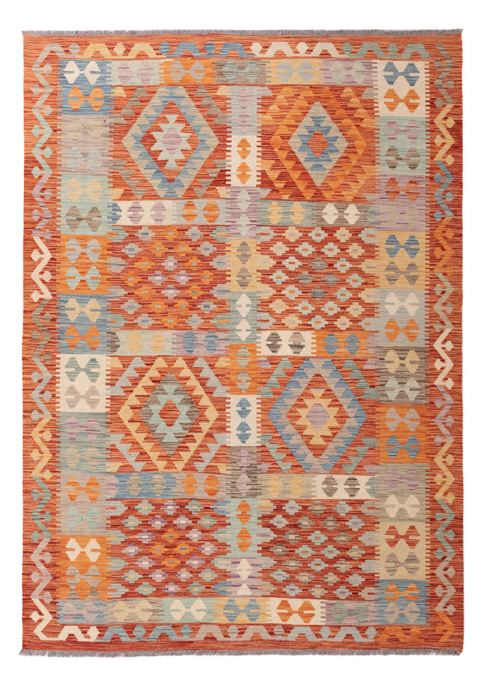 Kelim Rug - Splash - 239 x 170 cm - colorful