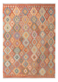 Kelim Rug - Splash - 246 x 175 cm - colorful