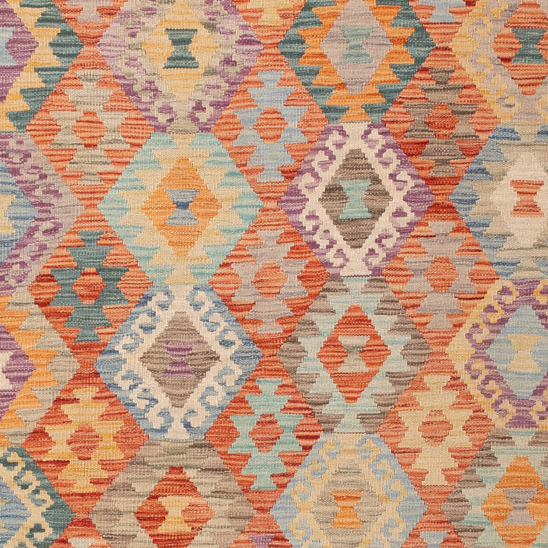 Kelim Rug - Splash - 246 x 175 cm - colorful