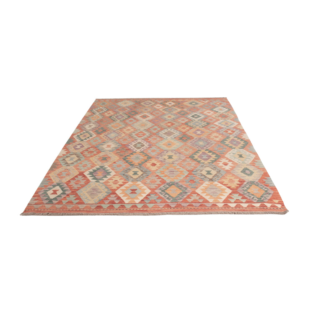 Kelim Rug - Splash - 246 x 175 cm - colorful