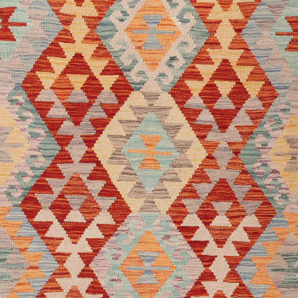 Kelim Rug - Splash - 240 x 177 cm - colorful