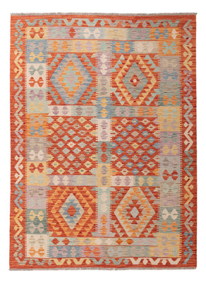 Kelim Rug - Splash - 233 x 171 cm - colorful