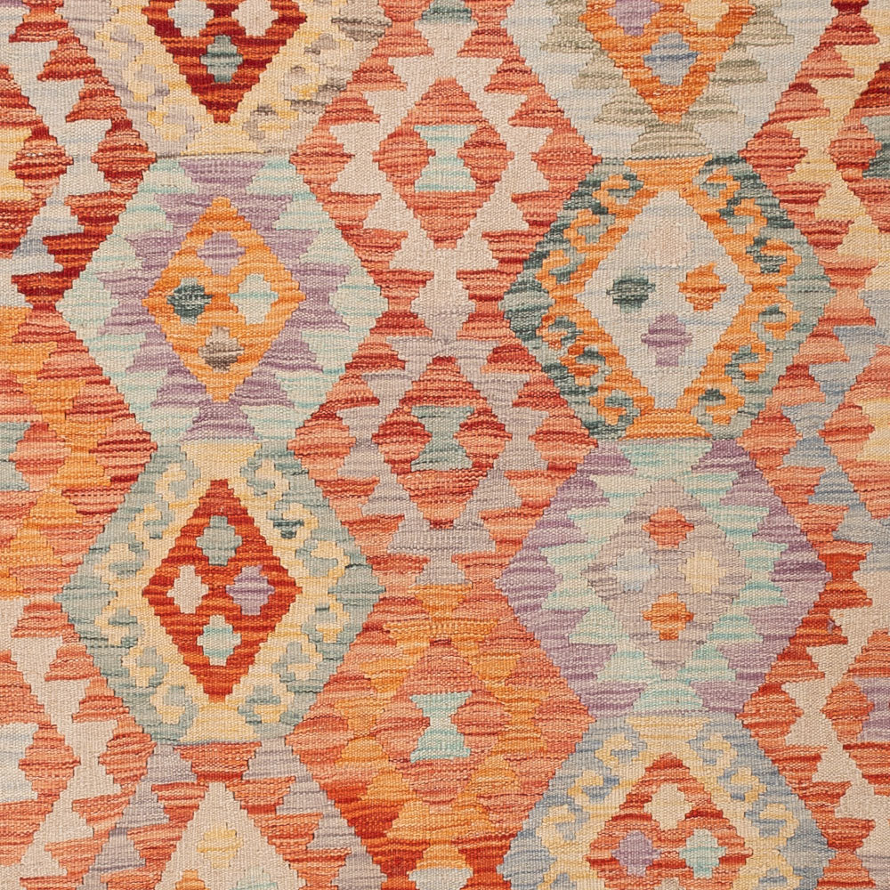 Kelim Rug - Splash - 238 x 178 cm - colorful