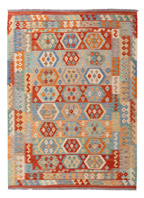 Kelim Rug - Splash - 235 x 174 cm - colorful