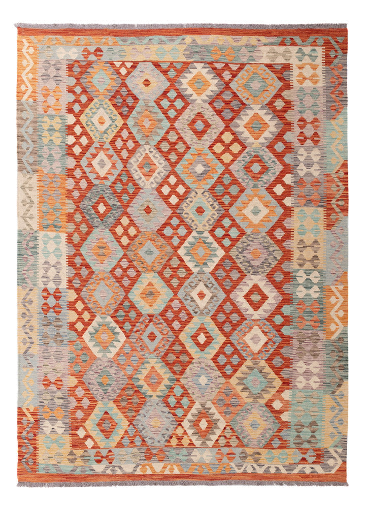Kelim Rug - Splash - 238 x 173 cm - colorful