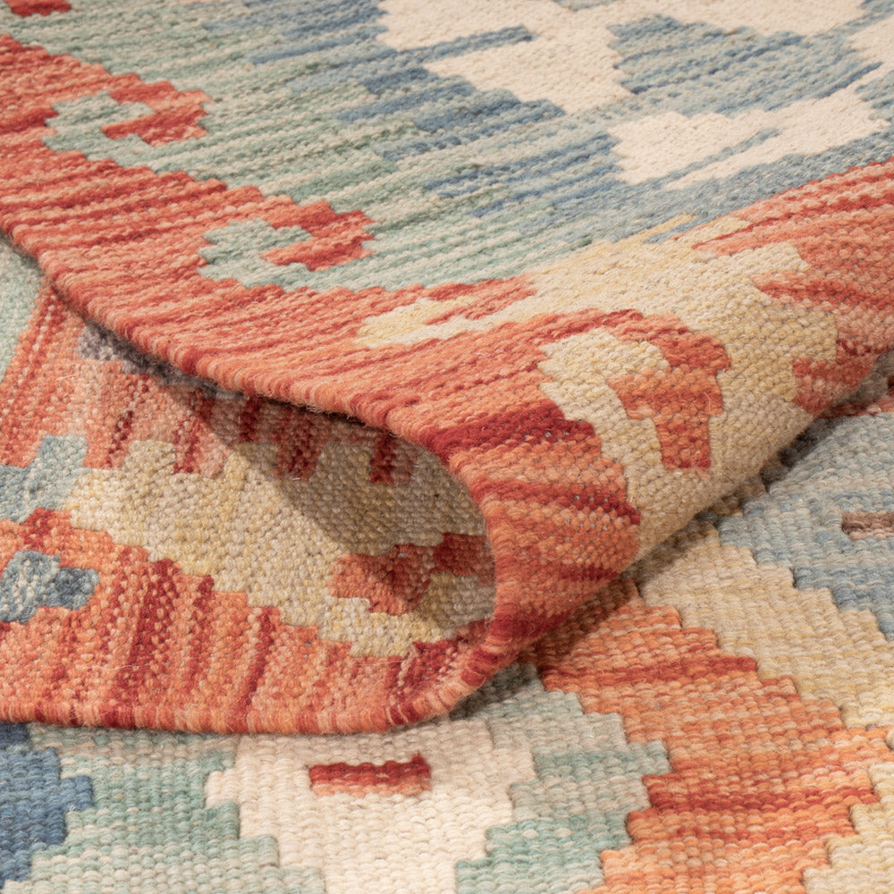 Kelim Rug - Splash - 248 x 176 cm - colorful