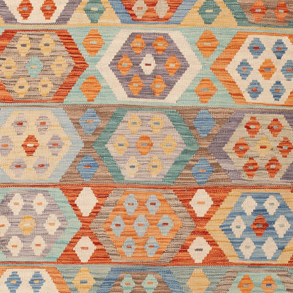 Kelim Rug - Splash - 245 x 174 cm - colorful