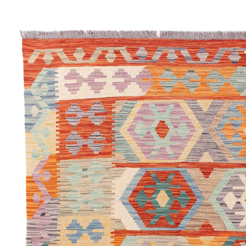 Kelim Rug - Splash - 246 x 168 cm - colorful