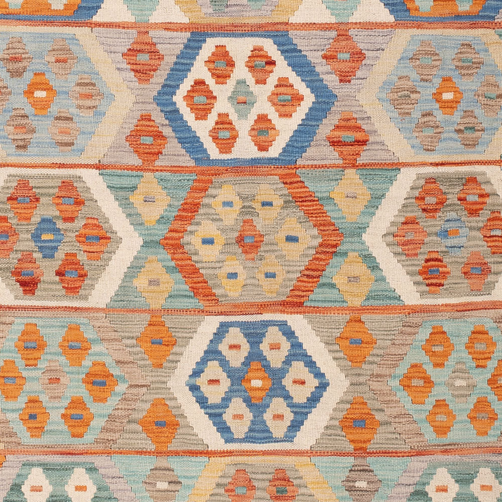 Kelim Rug - Splash - 249 x 174 cm - colorful