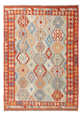 Kelim Rug - Splash - 249 x 175 cm - colorful