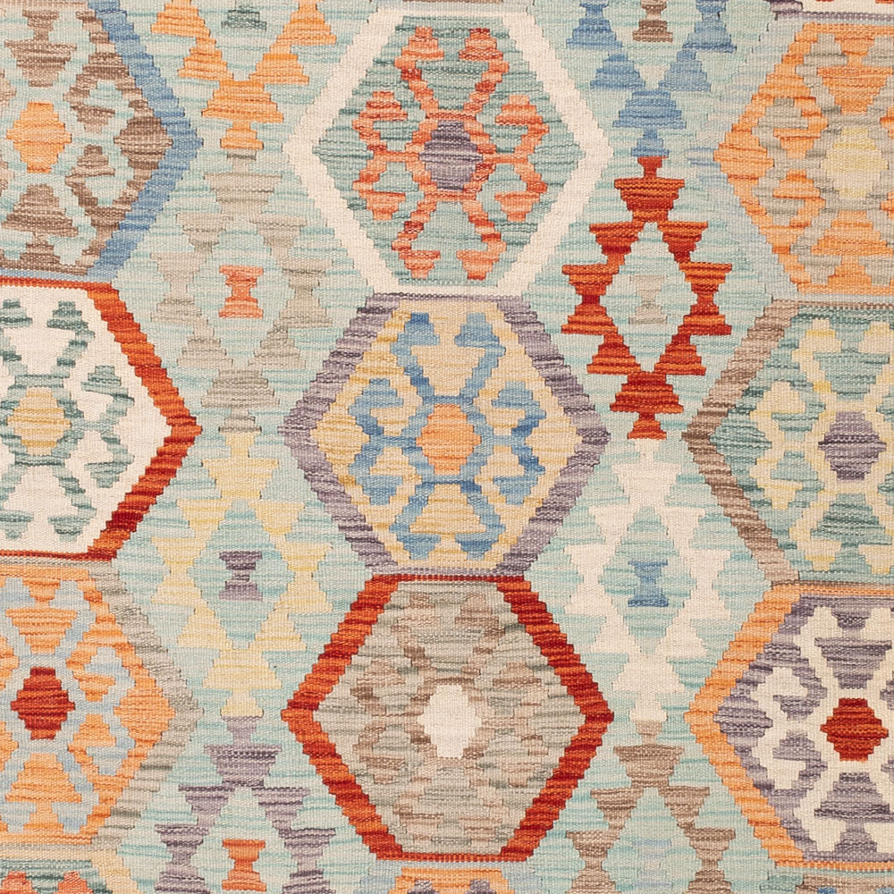 Kelim Rug - Splash - 249 x 175 cm - colorful