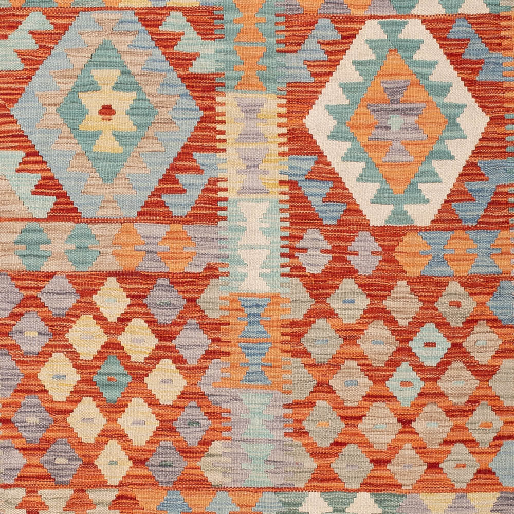 Kelim Rug - Splash - 249 x 176 cm - colorful