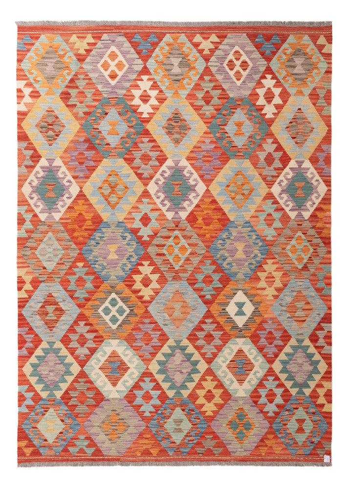 Kelim Rug - Splash - 237 x 174 cm - colorful