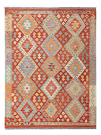 Kelim Rug - Splash - 198 x 148 cm - colorful