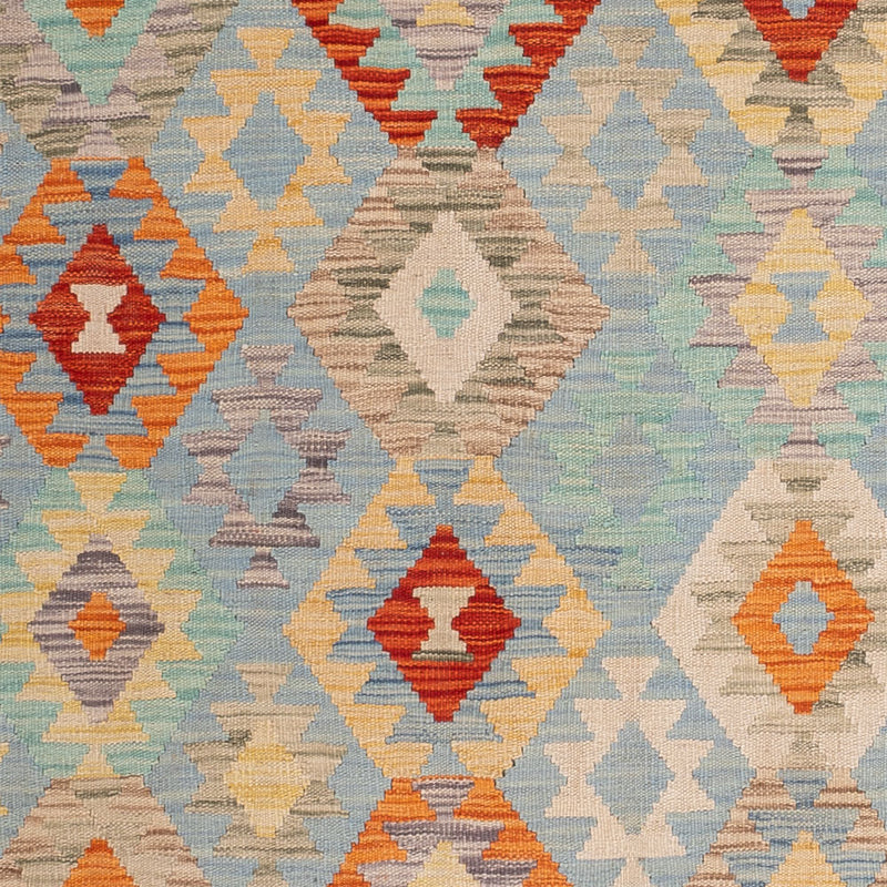 Kelim Rug - Splash - 199 x 151 cm - colorful