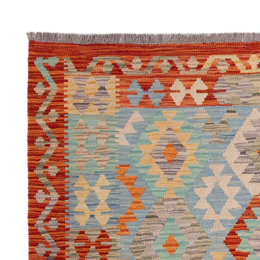 Kelim Rug - Splash - 199 x 151 cm - colorful