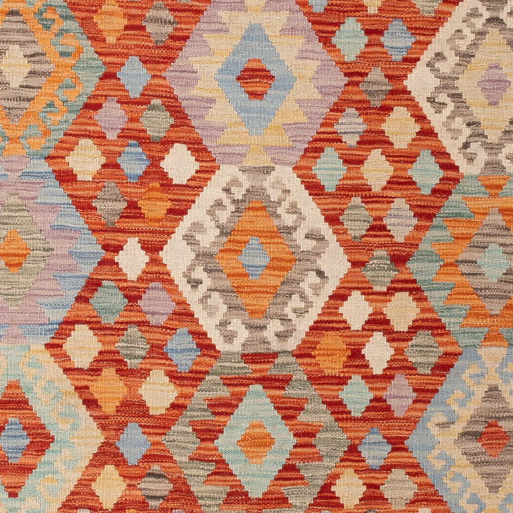 Kelim Rug - Splash - 201 x 153 cm - colorful