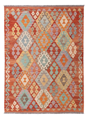 Kelim Rug - Splash - 202 x 152 cm - colorful
