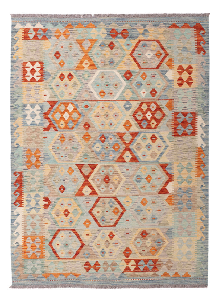Kelim Rug - Splash - 200 x 150 cm - colorful