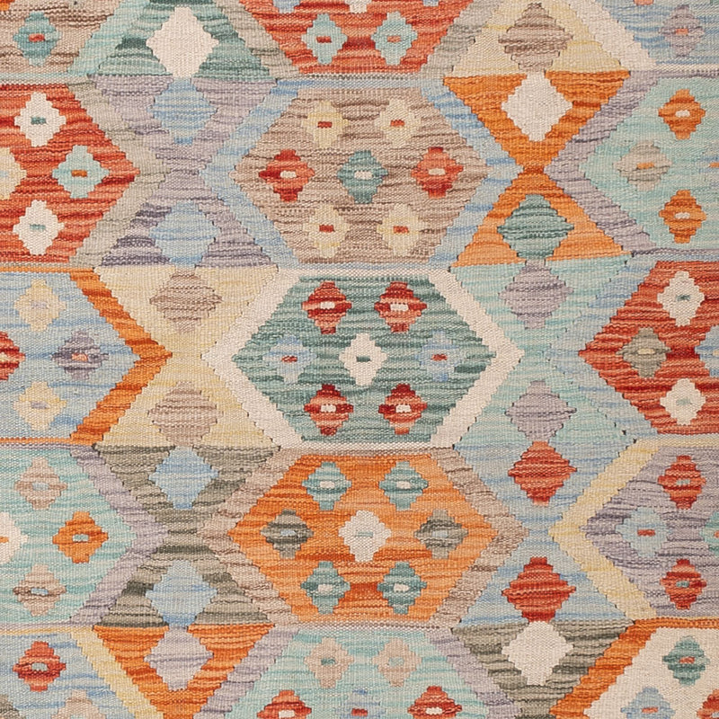 Kelim Rug - Splash - 197 x 150 cm - colorful