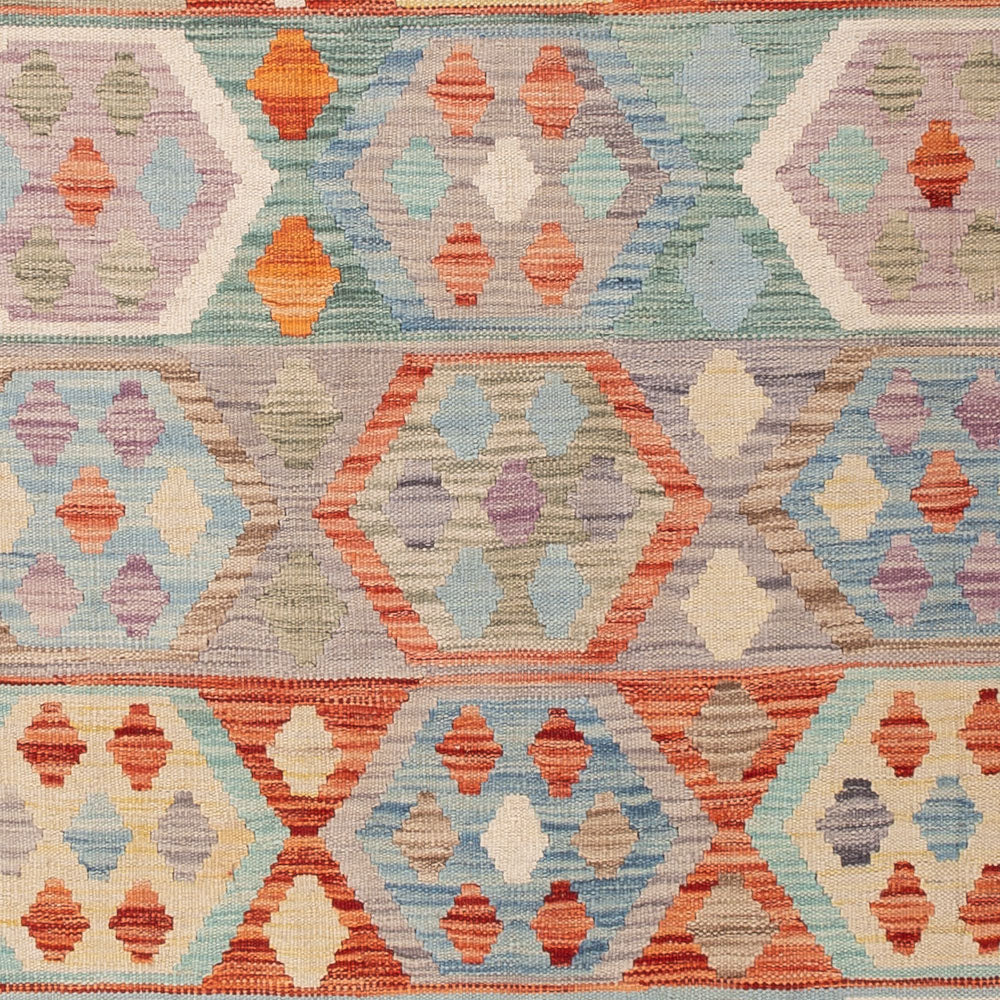 Kelim Rug - Splash - 203 x 152 cm - colorful