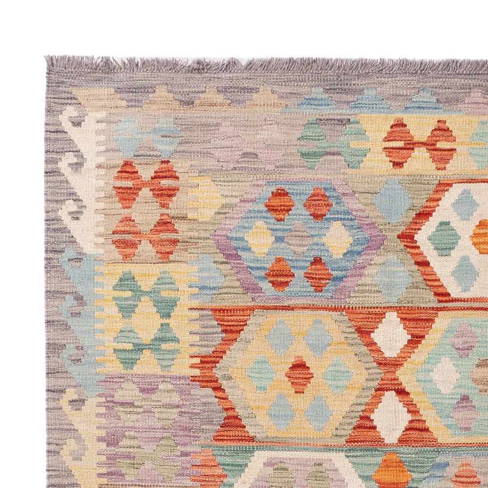 Kelim Rug - Splash - 203 x 152 cm - colorful