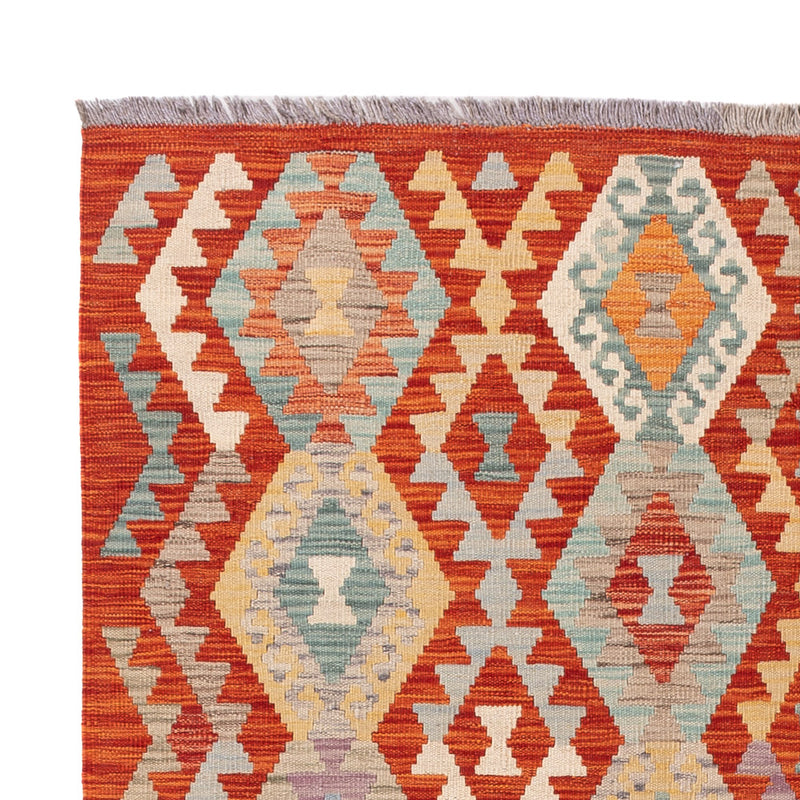 Kelim Rug - Splash - 194 x 153 cm - colorful