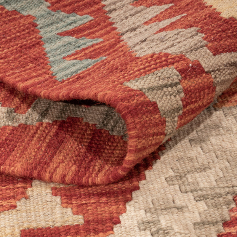 Kelim Rug - Splash - 194 x 153 cm - colorful