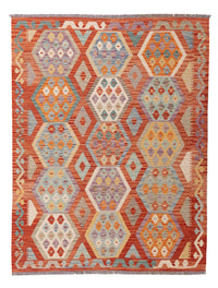 Kelim Rug - Splash - 192 x 150 cm - colorful