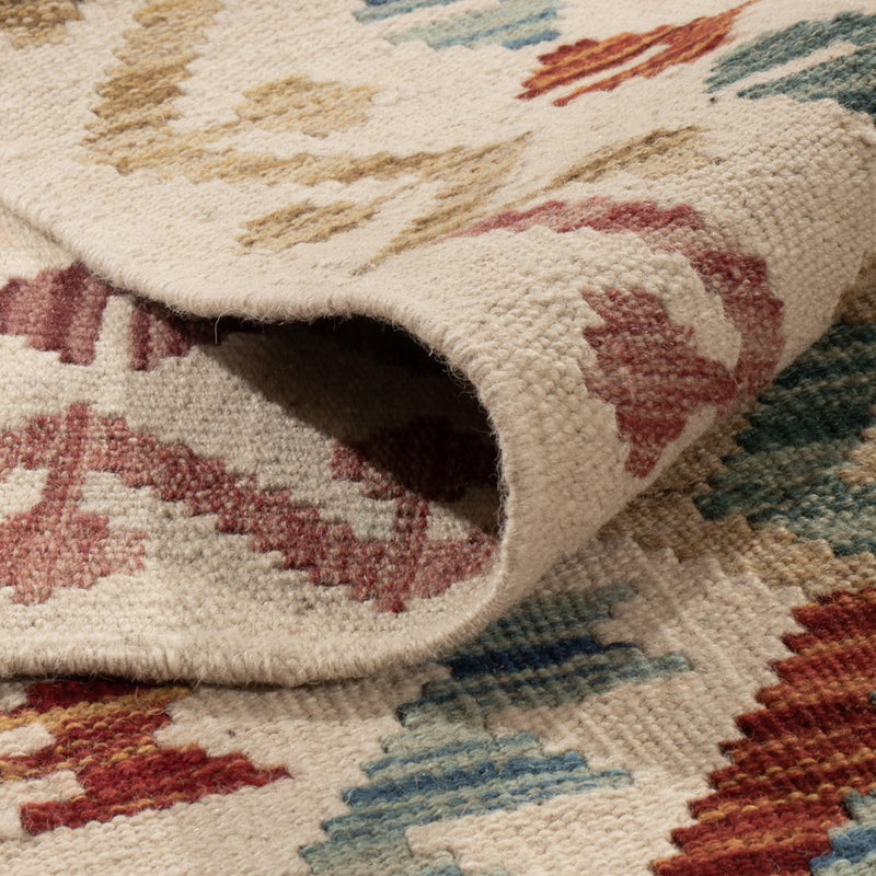 Kelim Rug - Splash - 195 x 157 cm - colorful