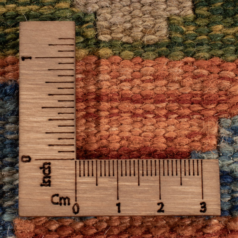 Kelim Rug - Splash - 197 x 153 cm - colorful